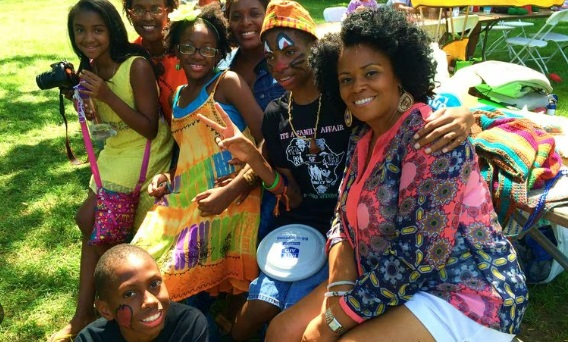 Attendees at the African-American Cultural Festival in Dayton