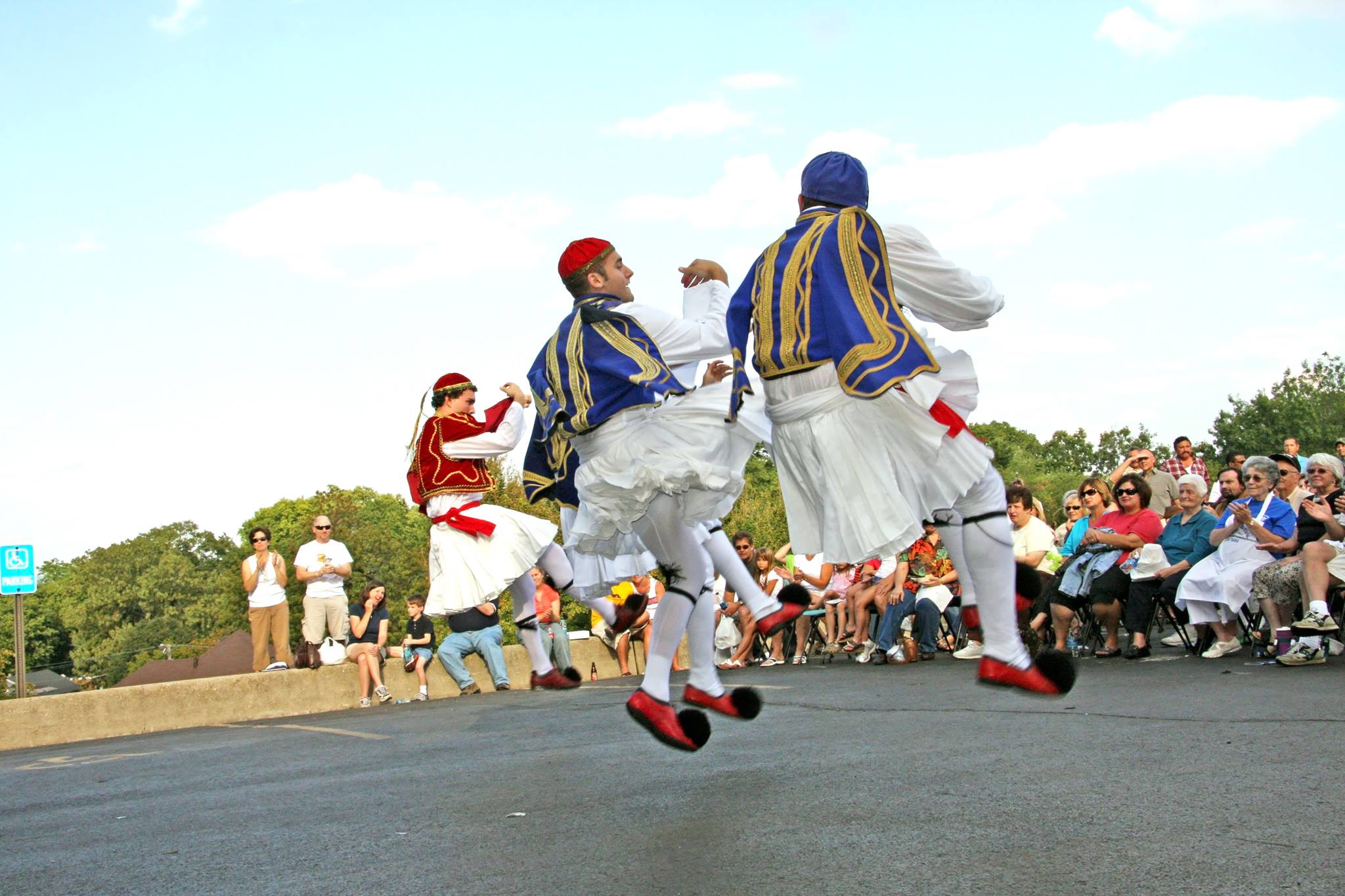 dancers at greek festival event in dayton