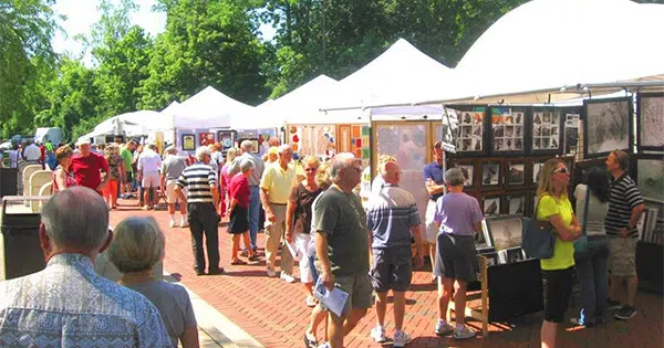 Art on the Commons in dayton ohio