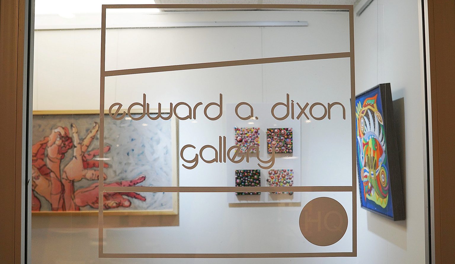 edward a. dixon art gallery entrance