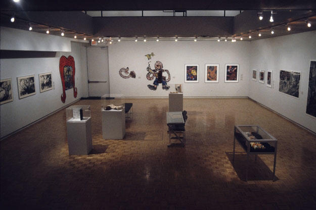 interior of robert & elaine stein galleries at wright state university