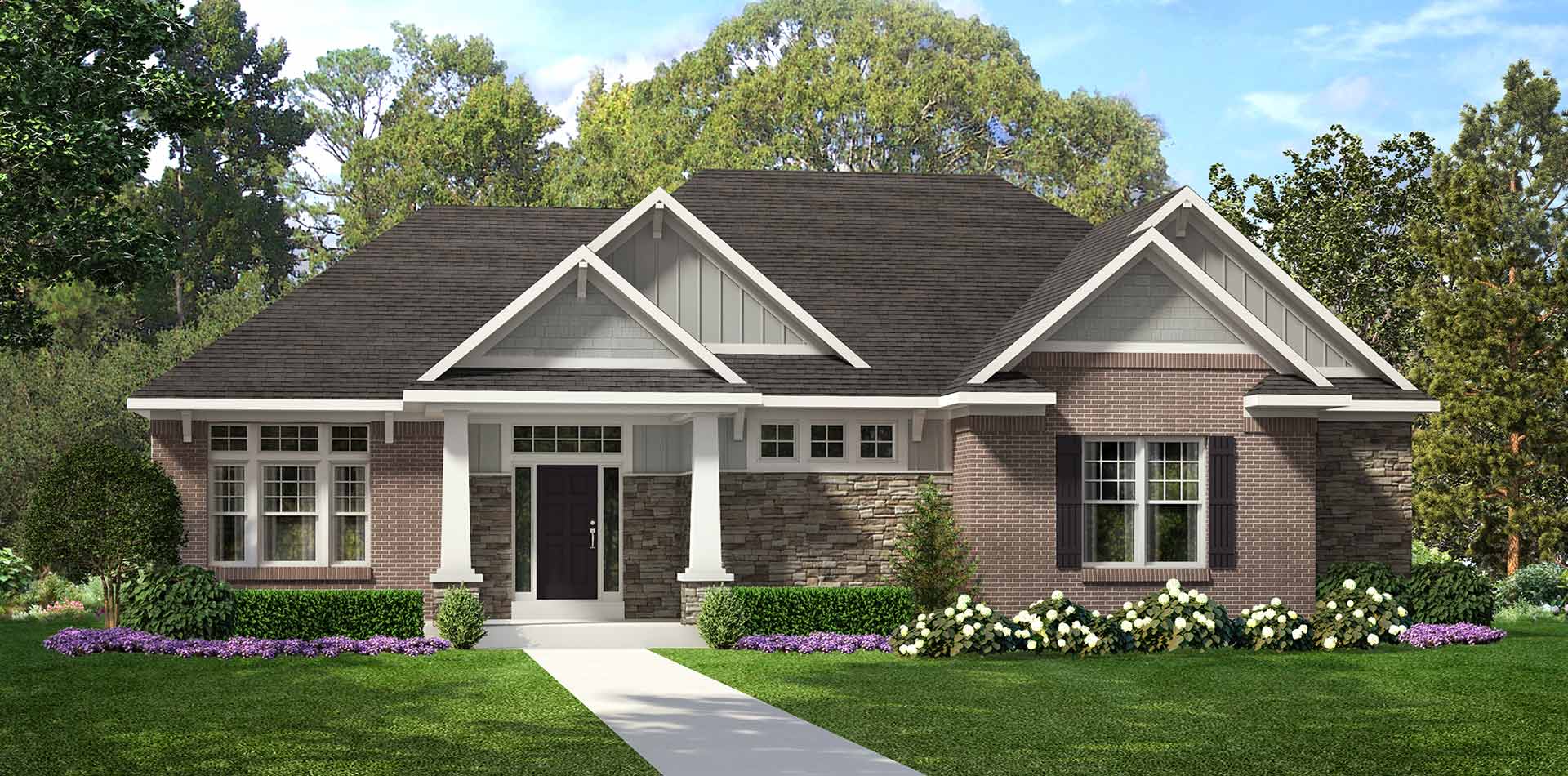 Oberer Homes’ Greyson floor plan.