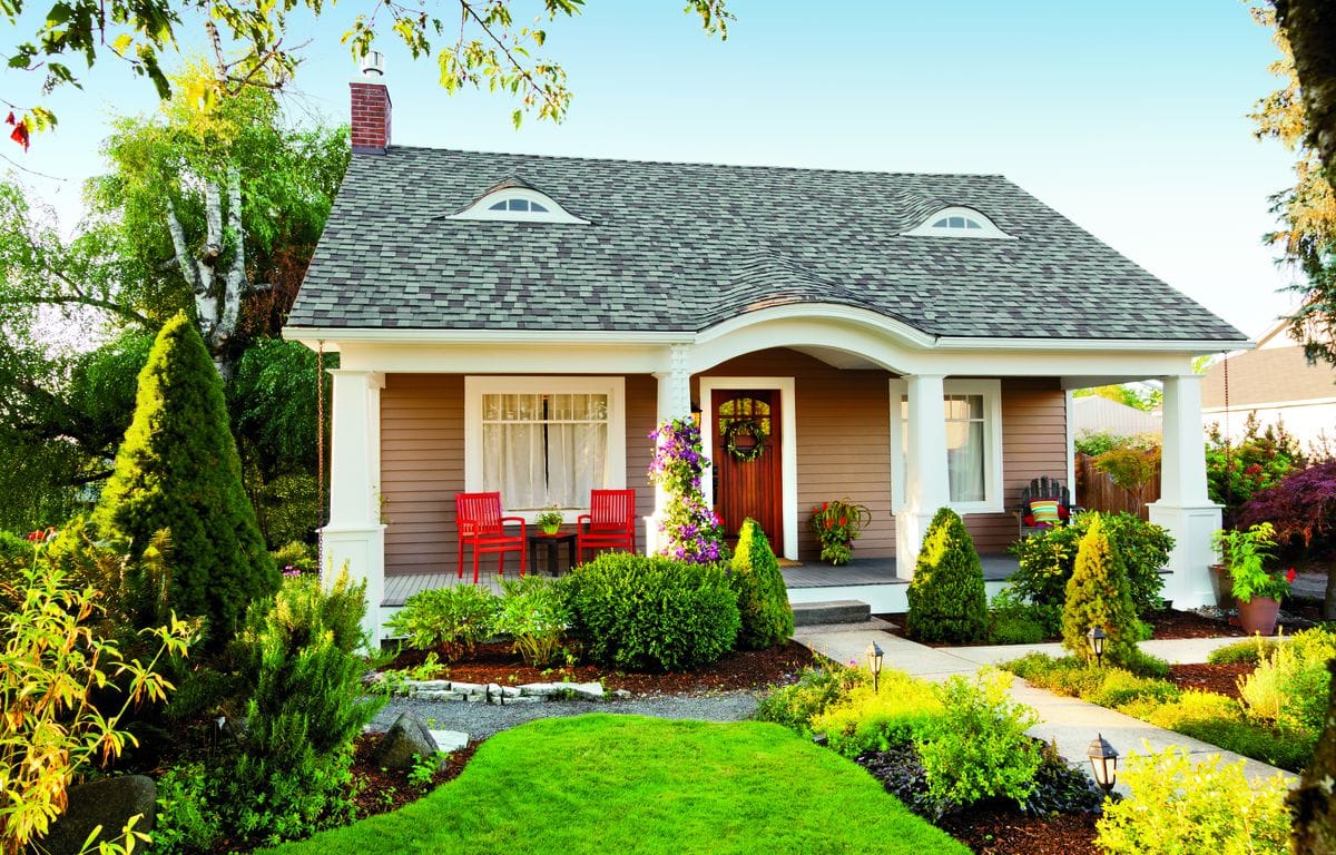 Suburban home with great curb appeal.