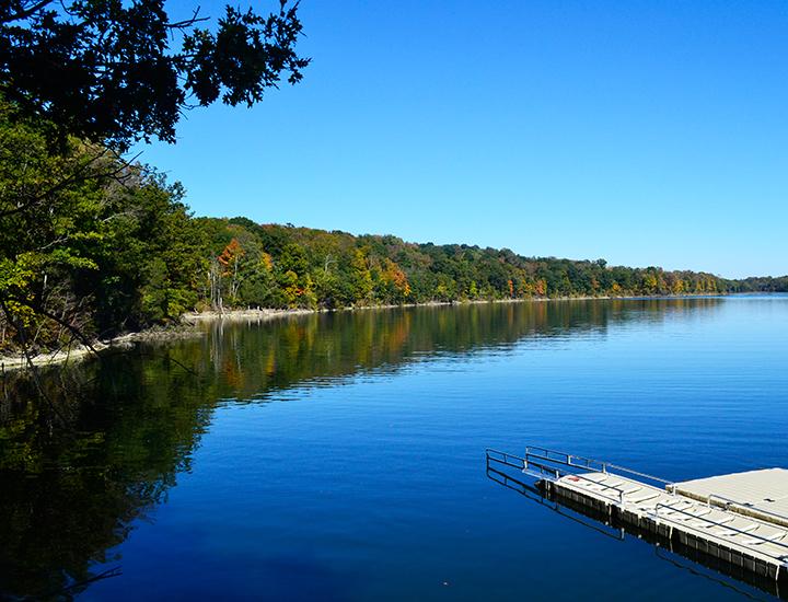 Lake in Caesar Creek State Park.