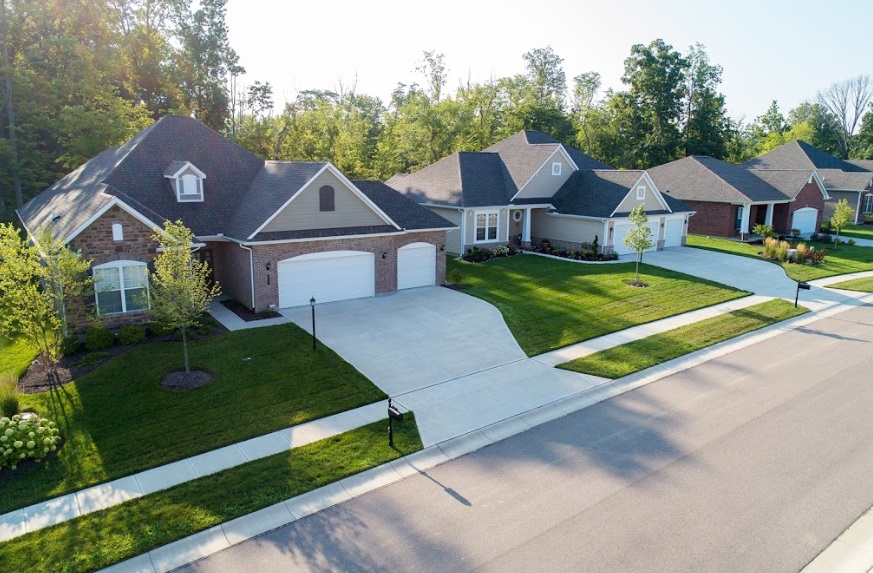 Cornerstone Villas community features pocket neighborhood style living in Centerville, Ohio.