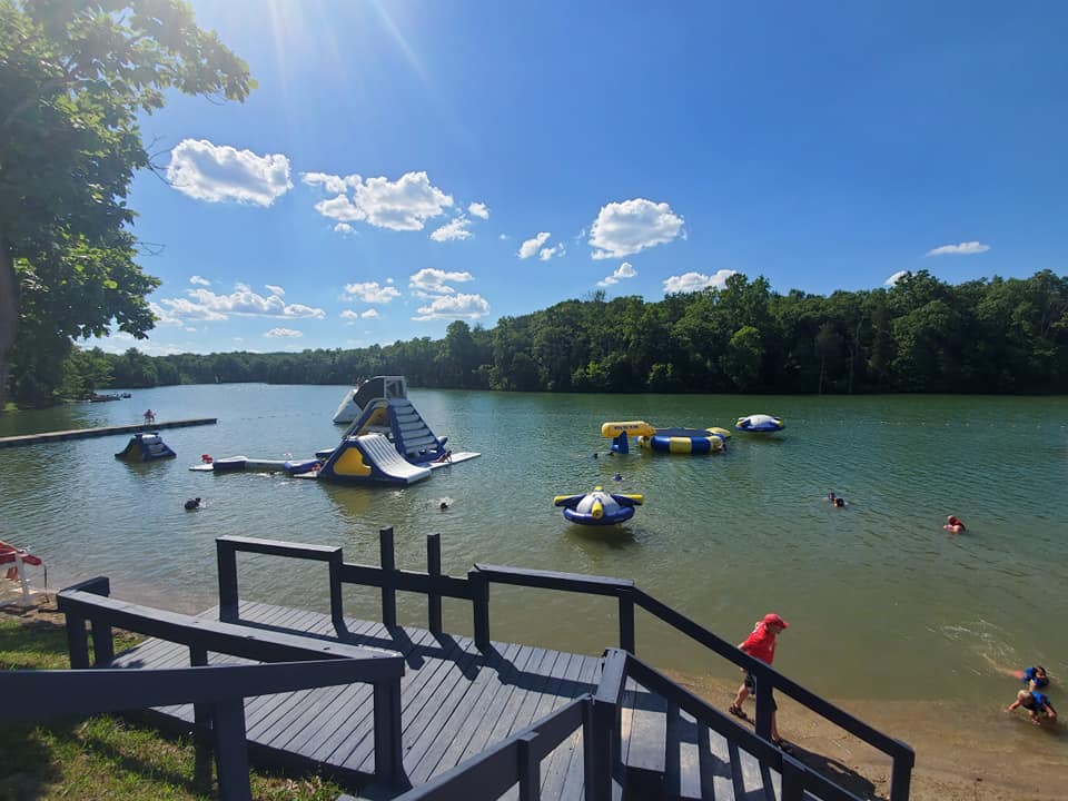 Mineral Springs Lake in Peebles, Ohio.