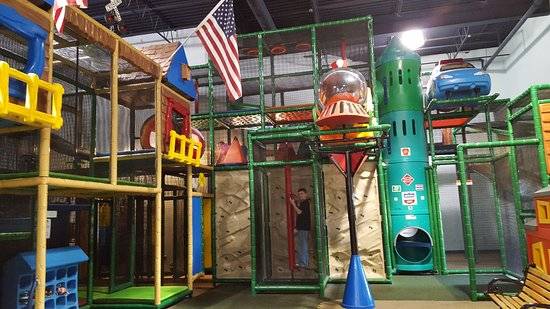 The EnterTRAINment Junction indoor playground near Dayton, Ohio.