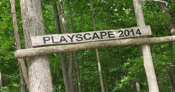 Lovely Nature Playscape at Russ Nature Reserve.