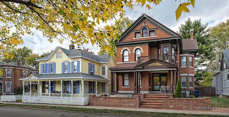 Residential street in the South Park neighborhood of Dayton, Ohio