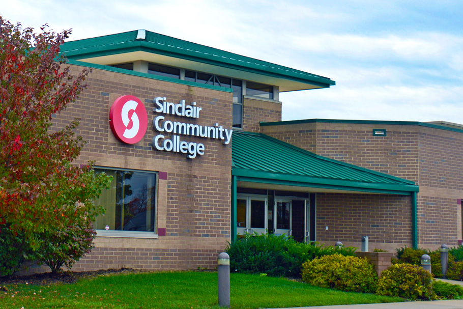 Building on the Sinclair Community College campus.