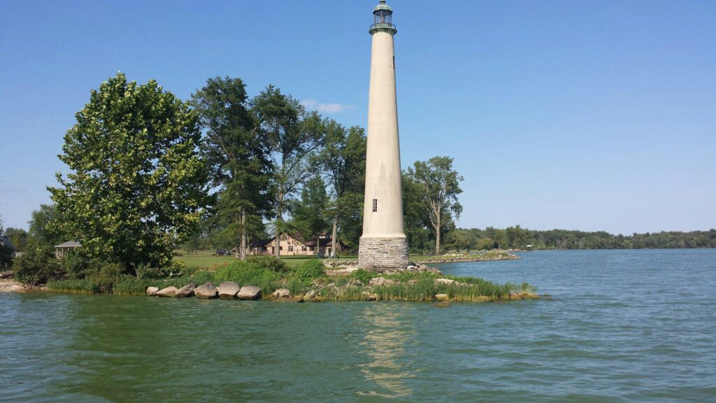 Lighthouse at Grand Lake St. Mary’s State Park.